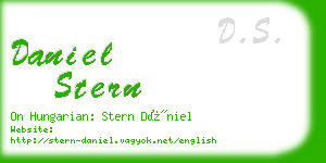 daniel stern business card
